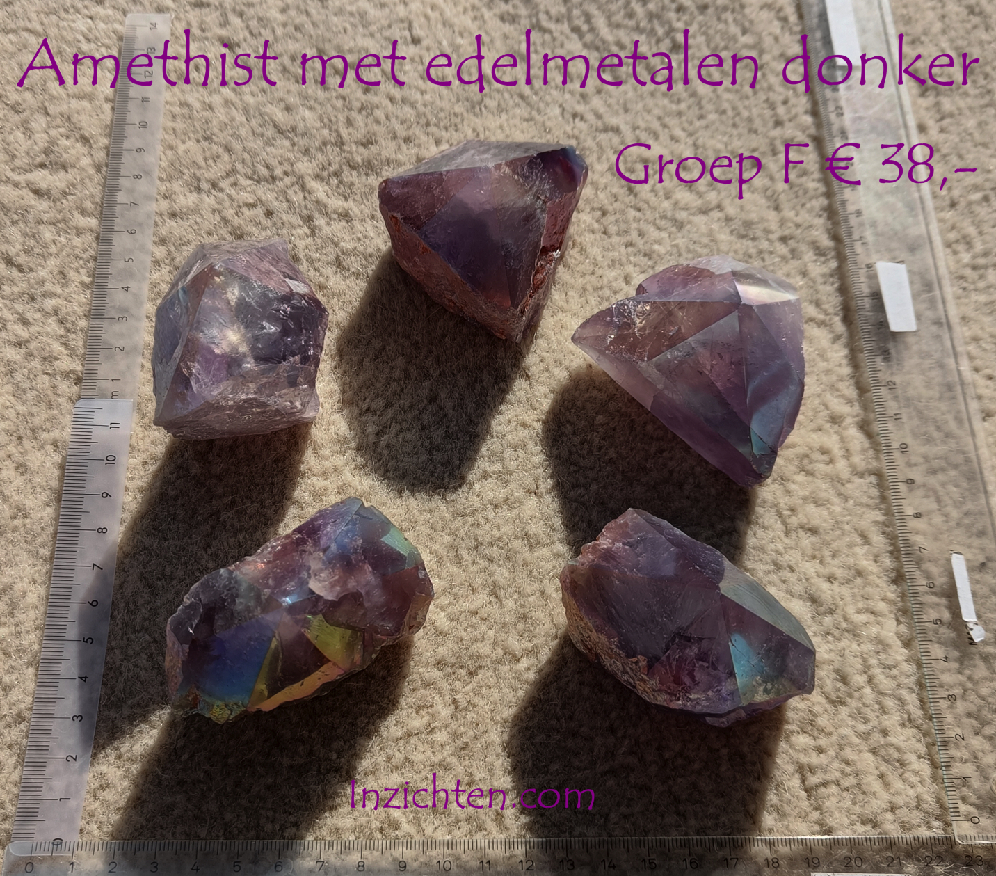 Amethist met Edelmetalen - Afbeelding 8