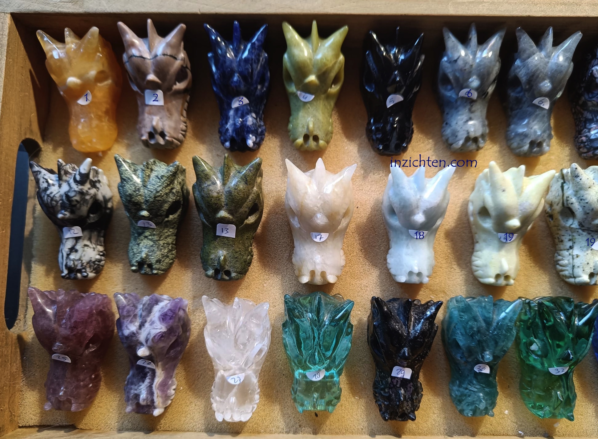 Magische Draken handgecarved - Afbeelding 3