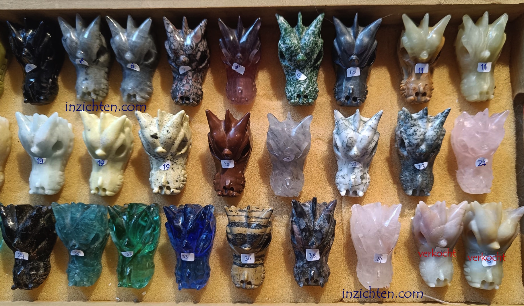 Magische Draken handgecarved - Afbeelding 4