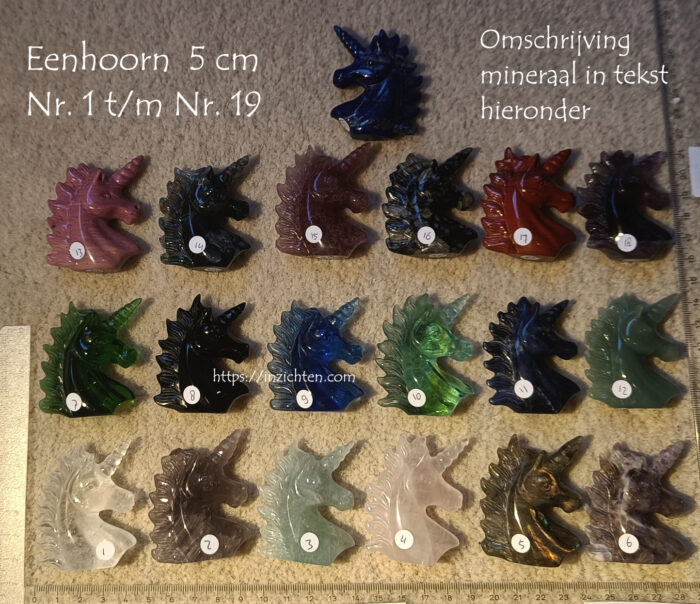 Magische Eenhoorns handgecarved - Afbeelding 7